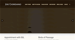 Desktop Screenshot of joe-giordano.com